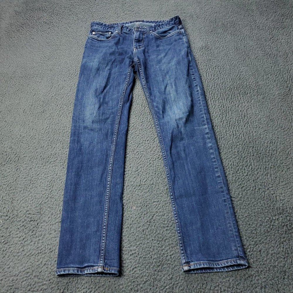 Five Four Denim Jeans Cotton Blue Mens Size 30x30